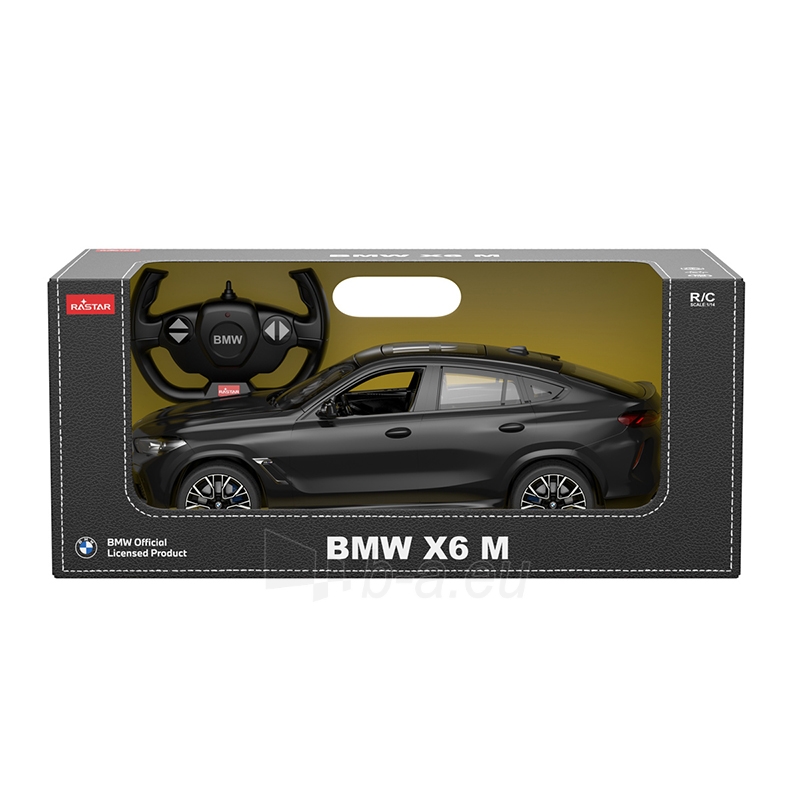 Nuotoliniu būdu valdomas automobilis BMW X6 M, 1:14, juodas paveikslėlis 4 iš 7