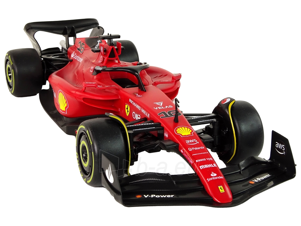 Nuotoliniu būdu valdomas automobilis Ferrari F1, 1:12, raudonas paveikslėlis 4 iš 8