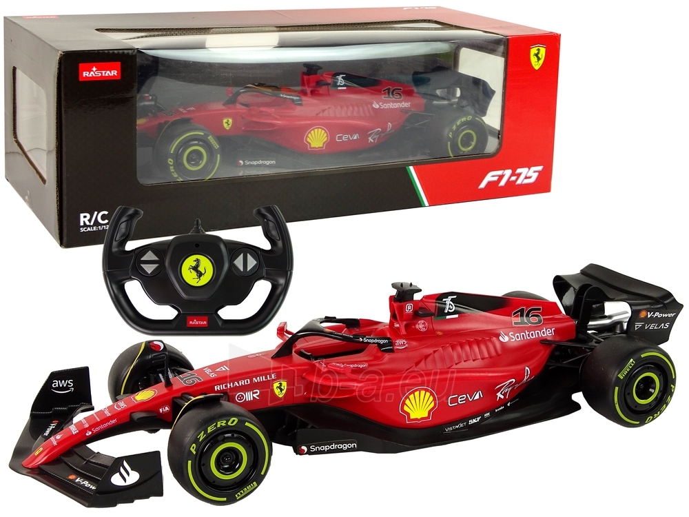 Nuotoliniu būdu valdomas automobilis Ferrari F1, 1:12, raudonas paveikslėlis 8 iš 8