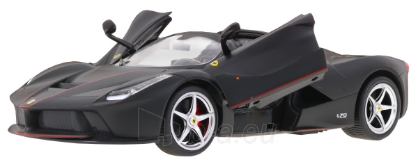 Nuotoliniu būdu valdomas automobilis Ferrari LaFerrari Aperta, juodas paveikslėlis 10 iš 11