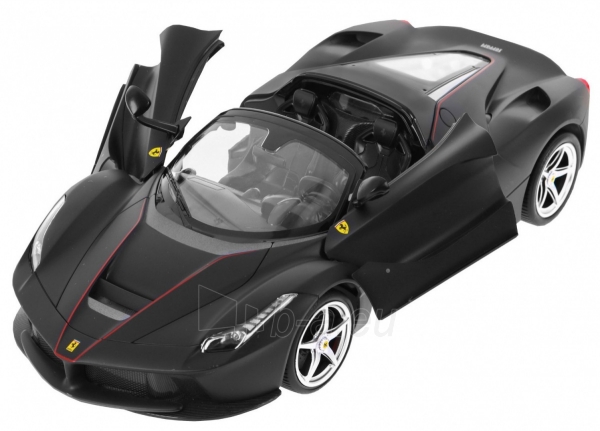 Nuotoliniu būdu valdomas automobilis Ferrari LaFerrari Aperta, juodas paveikslėlis 9 iš 11