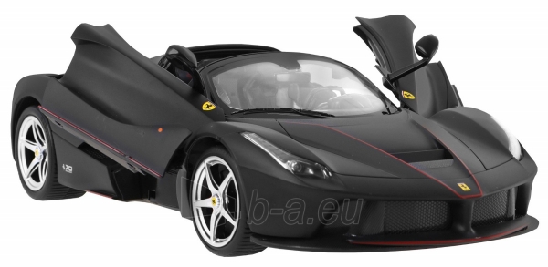 Nuotoliniu būdu valdomas automobilis Ferrari LaFerrari Aperta, juodas paveikslėlis 5 iš 11