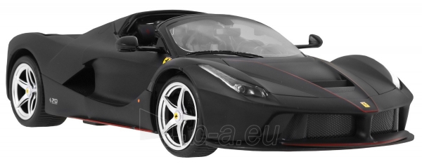 Nuotoliniu būdu valdomas automobilis Ferrari LaFerrari Aperta, juodas paveikslėlis 3 iš 11