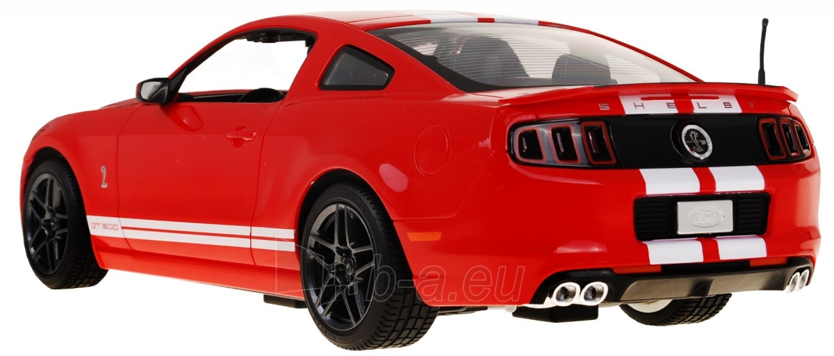 Nuotoliniu būdu valdomas automobilis Ford Shelby Mustang GT500, 1:14, raudonas paveikslėlis 2 iš 6