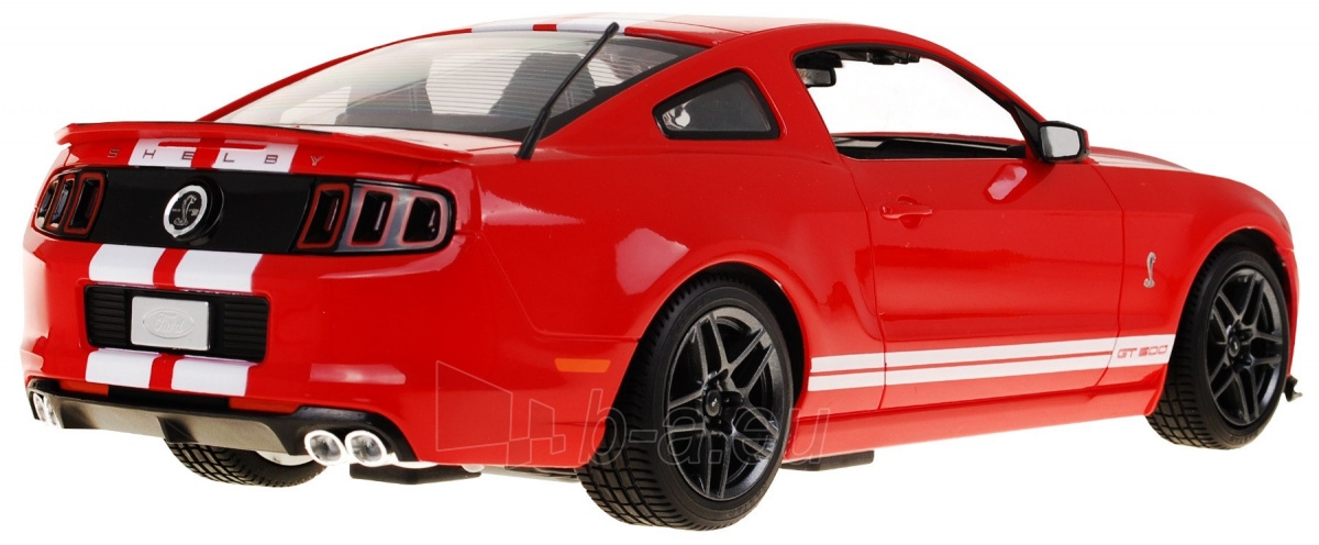 Nuotoliniu būdu valdomas automobilis Ford Shelby Mustang GT500, 1:14, raudonas paveikslėlis 6 iš 6