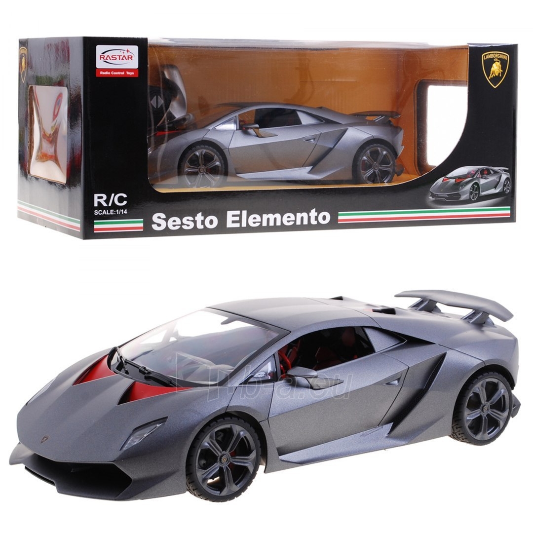 Nuotoliniu būdu valdomas automobilis Lamborghini Sesto Elemento, 1:14, sidabrinis paveikslėlis 1 iš 8