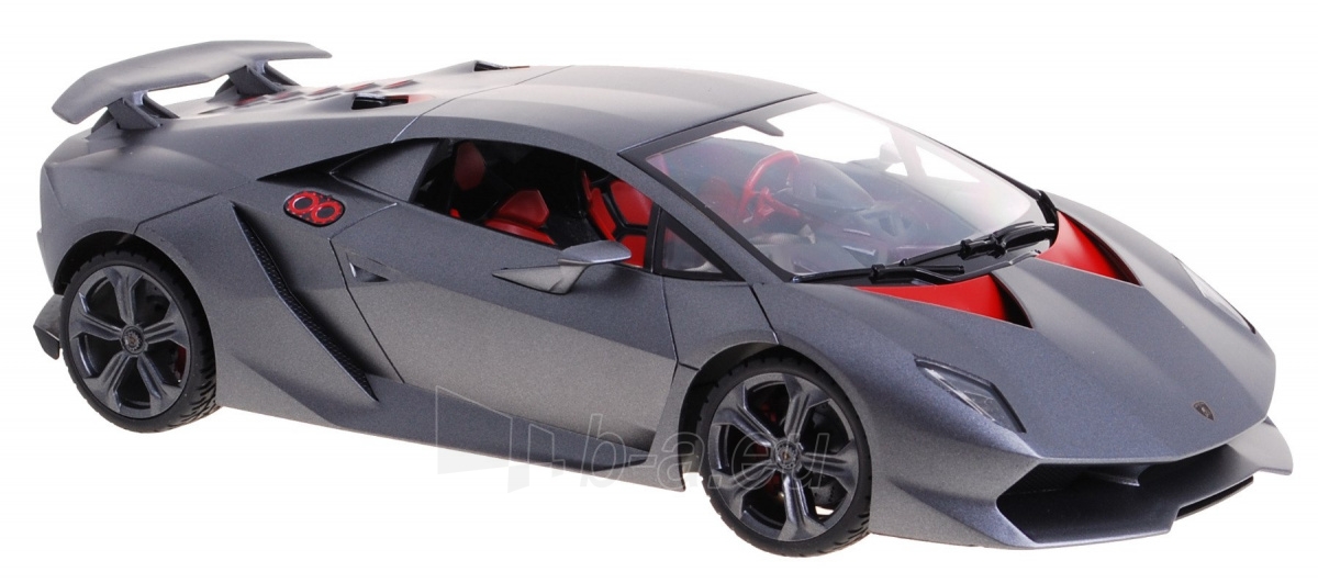 Nuotoliniu būdu valdomas automobilis Lamborghini Sesto Elemento, 1:14, sidabrinis paveikslėlis 2 iš 8