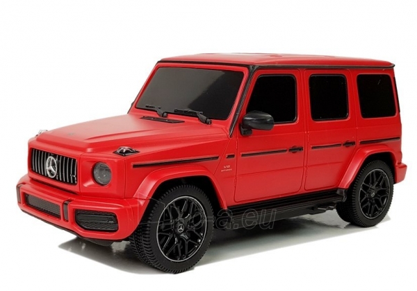 Nuotoliniu būdu valdomas automobilis Mercedes AMG G63, 1:24, raudonas paveikslėlis 5 iš 6