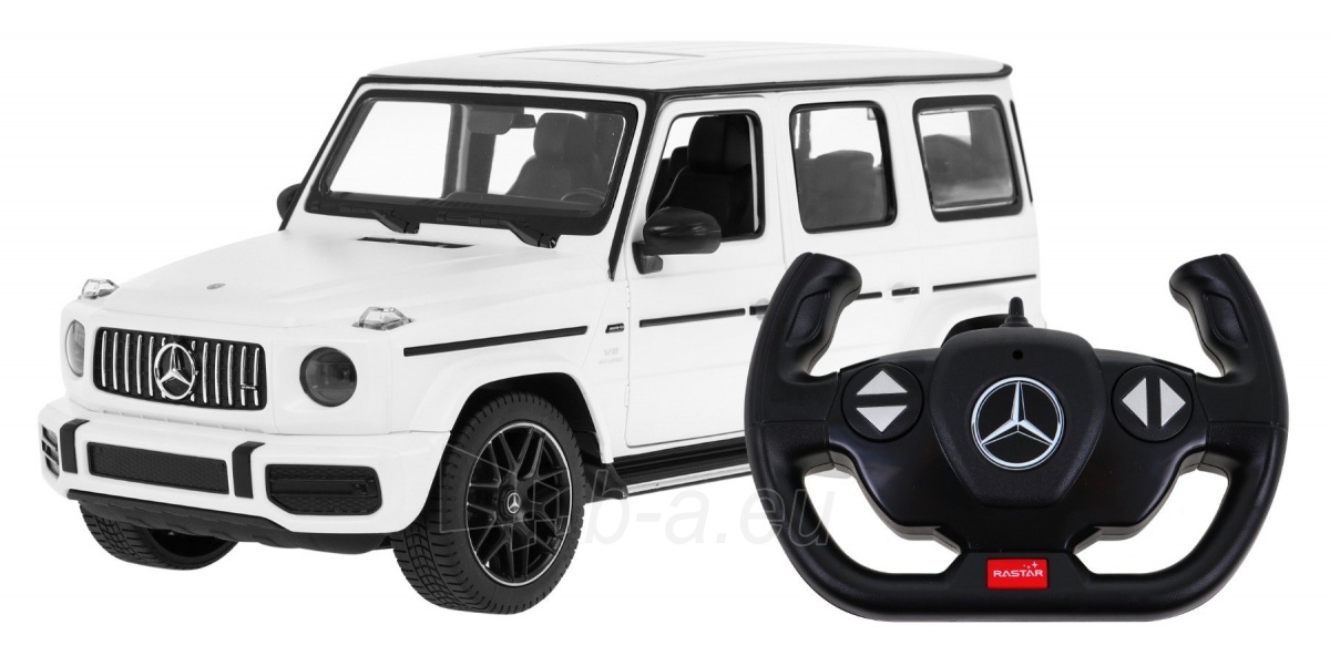 Nuotoliniu būdu valdomas automobilis Mercedes Benz G63, 1:14, baltas paveikslėlis 3 iš 8