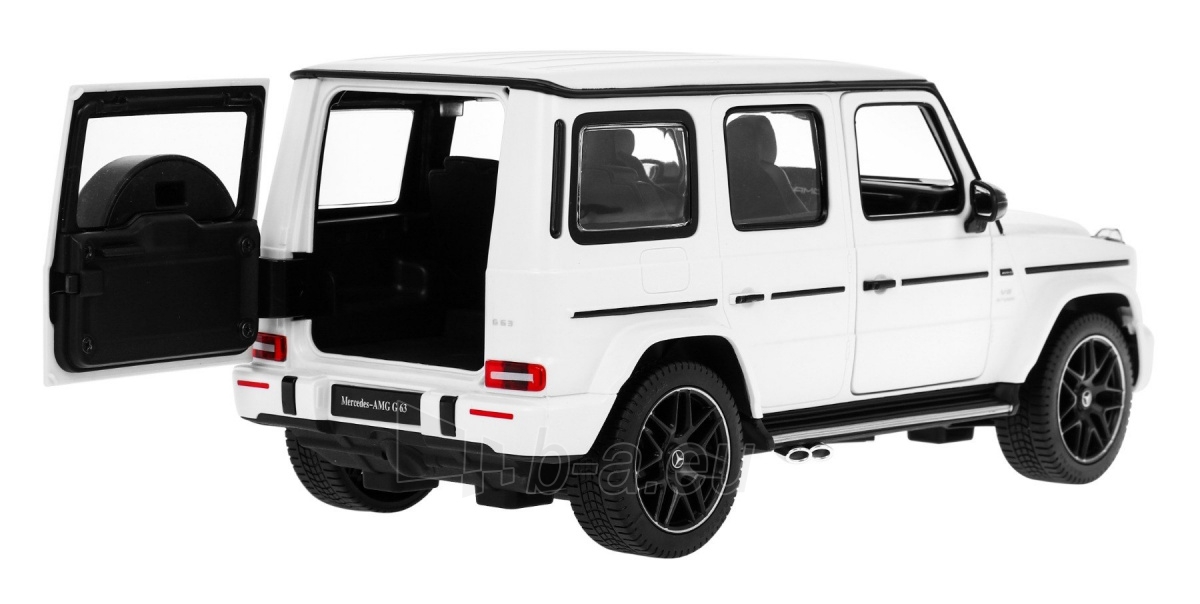 Nuotoliniu būdu valdomas automobilis Mercedes Benz G63, 1:14, baltas paveikslėlis 7 iš 8