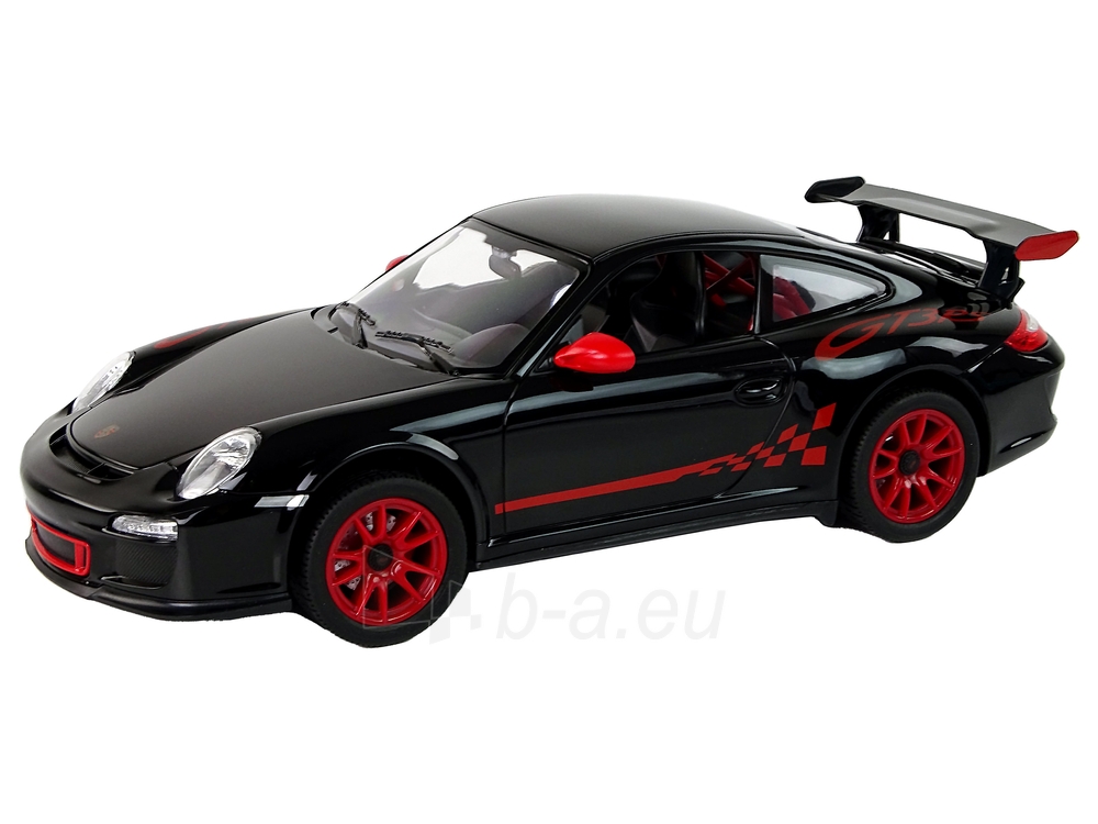 Nuotoliniu būdu valdomas automobilis Porsche 911 GT3 RS, 1:14, juodas paveikslėlis 2 iš 7