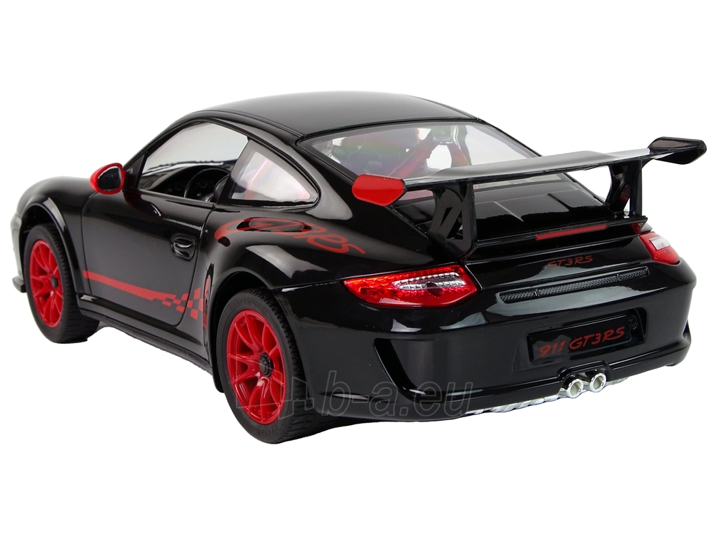 Nuotoliniu būdu valdomas automobilis Porsche 911 GT3 RS, 1:14, juodas paveikslėlis 3 iš 7