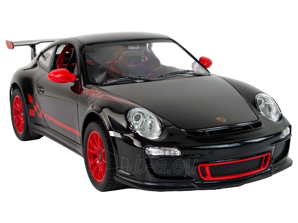 Nuotoliniu būdu valdomas automobilis Porsche 911 GT3 RS, 1:14, juodas paveikslėlis 5 iš 7