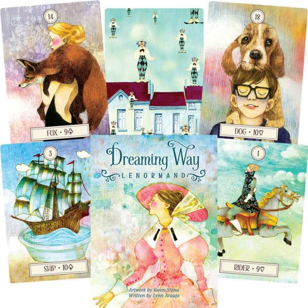 Oracle kortos Dreaming Way Lenormand paveikslėlis 2 iš 12