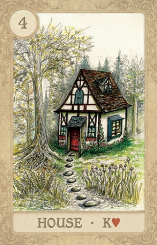 Oracle kortos Fairy Tale Lenormand skardinėje dėžutėje paveikslėlis 11 iš 13