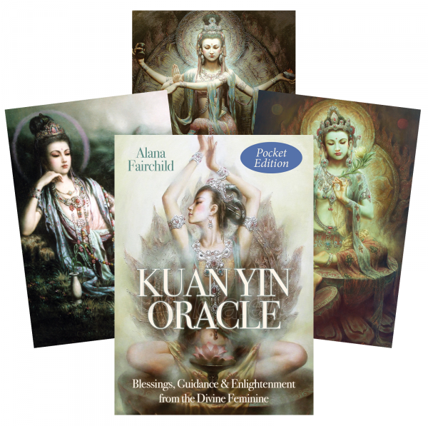 Oracle kortos Pocket Kuan Yin paveikslėlis 1 iš 13