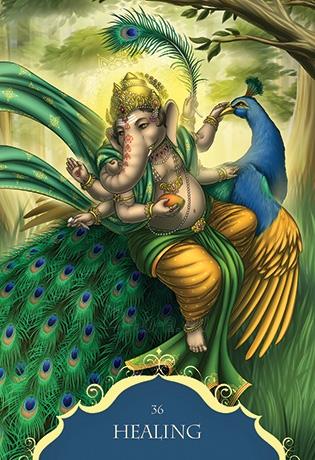 Oracle Kortos Whispers of Lord Ganesha paveikslėlis 6 iš 10