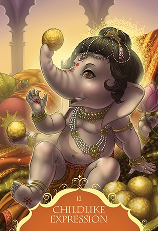 Oracle Kortos Whispers of Lord Ganesha paveikslėlis 4 iš 10