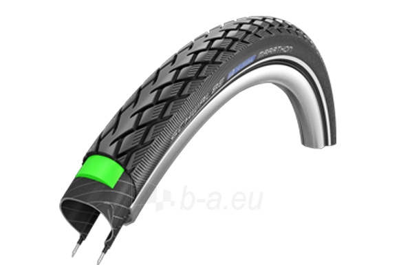 Padanga 28 Schwalbe Marathon HS 420, Perf Wired 40-622 Black-Reflex paveikslėlis 1 iš 1