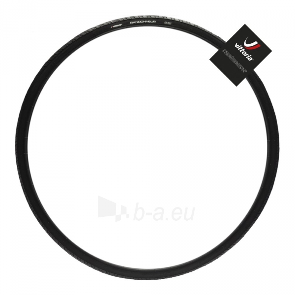 Padanga 28 Vittoria Randonneur Rigid 700x38c / 40-622 black paveikslėlis 1 iš 2