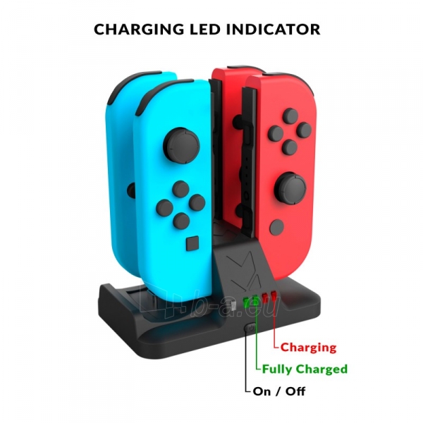 Pakrovėjas Subsonic Charging Station for Switch paveikslėlis 4 iš 7