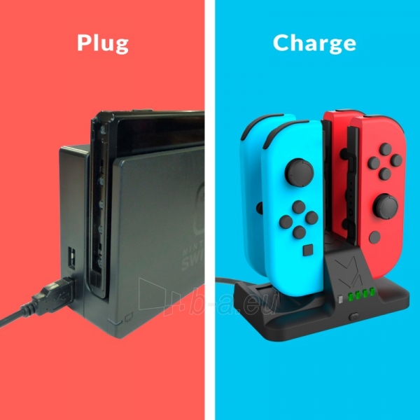 Pakrovėjas Subsonic Charging Station for Switch paveikslėlis 6 iš 7