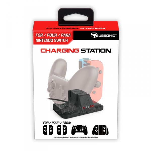 Pakrovėjas Subsonic Charging Station for Switch paveikslėlis 7 iš 7