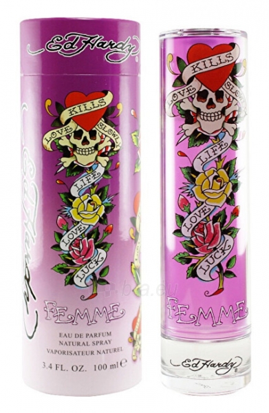 Parfimērijas ūdens Christian Audigier ED HARDY WOMENS EDP 100 ml paveikslėlis 2 iš 2