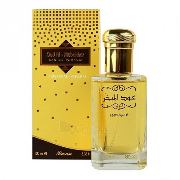 Perfumed water Rasasi Oud Al Mubakhar EDP 100 ml paveikslėlis 1 iš 3