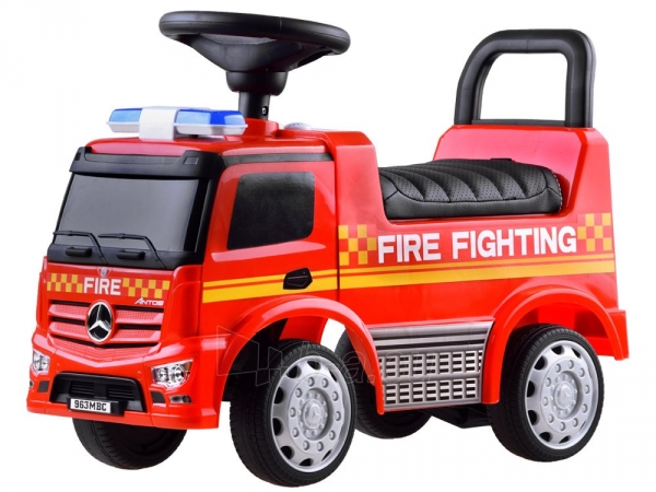 Paspiriama mašinėlė "Mercedes Fire Fighting", raudona paveikslėlis 1 iš 13