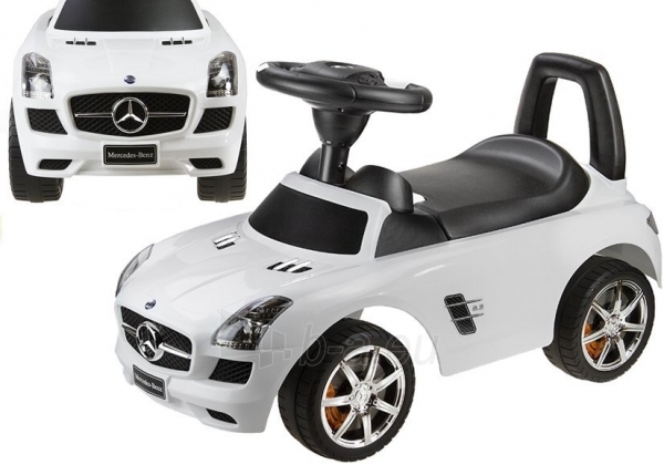 Paspiriamas automobilis "Mercedes-Benz SLS AMG", baltas paveikslėlis 1 iš 7