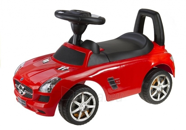 Paspiriamas automobilis "Mercedes-Benz SLS AMG", raudonas paveikslėlis 3 iš 6