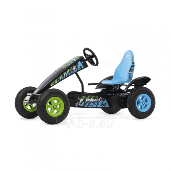 Pedalais minamas kartingas - Berg X-ite Go-Kart, juodas paveikslėlis 5 iš 11