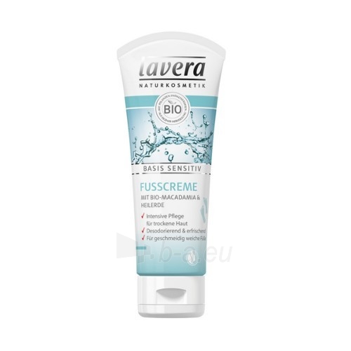 Pėdų kremas Lavera Natural (Foot Cream) Basis Sensitiv (Foot Cream) 75 ml paveikslėlis 1 iš 1