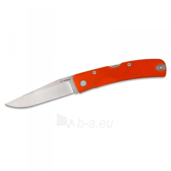 Peilis Manly Peak ORANGE Two Hand D2 59-61 HRC paveikslėlis 1 iš 1