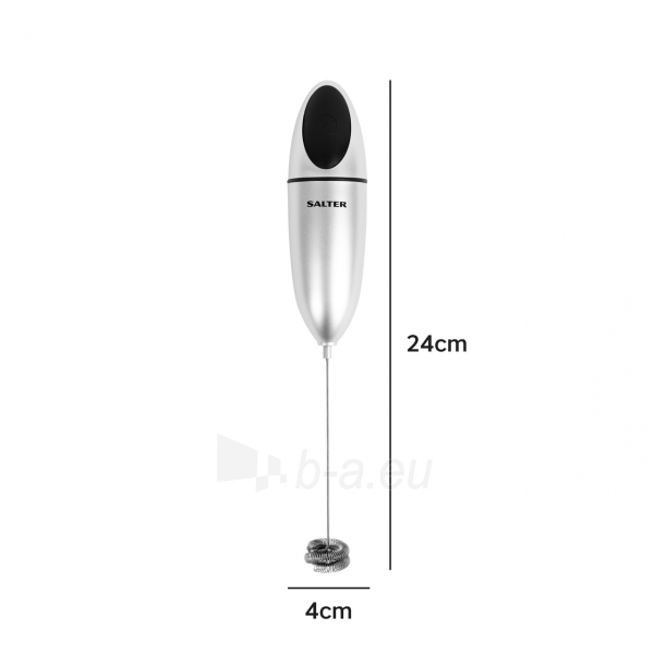 Pieno plaktuvas Salter 546 SVXR Handheld Electronic Milk Frother silver paveikslėlis 7 iš 7