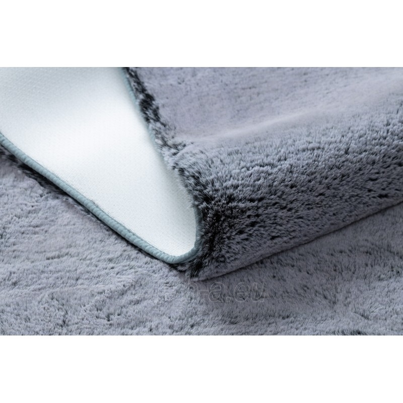 Pilkas kailio imitacijos kilimas LAPIN | 133x180 cm paveikslėlis 14 iš 16