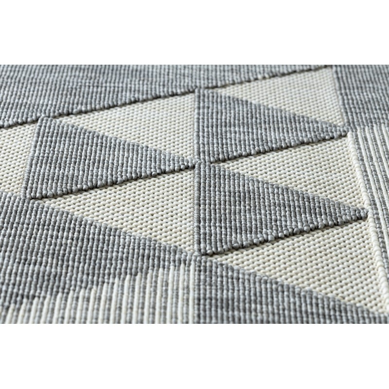 Pilkų atspalvių kilimas SPRING Trikampiai | 140x200 cm paveikslėlis 6 iš 16