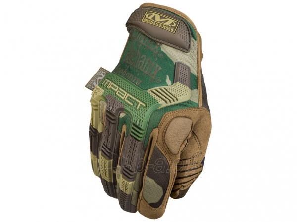 Pirštinės Mechanix Wear M-Pact Glove Woodland MPT-77 paveikslėlis 1 iš 1