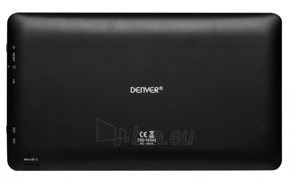 Planšetinis kompiuteris Denver TIQ-10394 10.1/32GB/1GBWI-FI/ANDROID8.1/BLACK paveikslėlis 2 iš 3