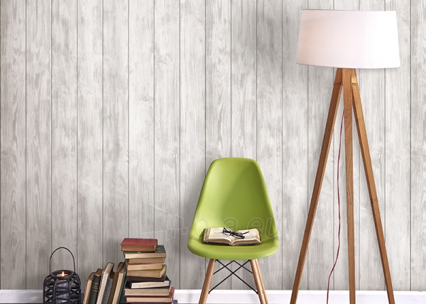 Plastikinė dailylentė MOTIVO GREY WOOD 2,65M*25CM VOX paveikslėlis 1 iš 2