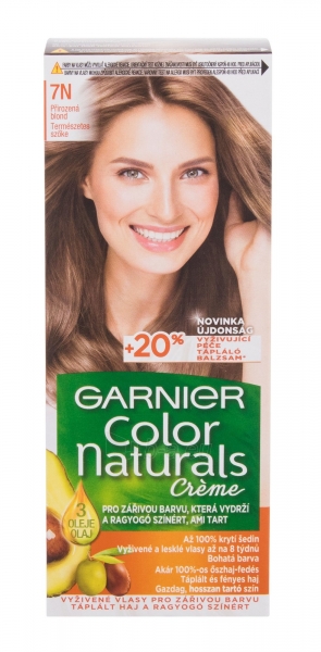 Plaukų dažai Garnier Color Naturals 7N Nude Blond Créme Hair Color 40ml paveikslėlis 1 iš 2