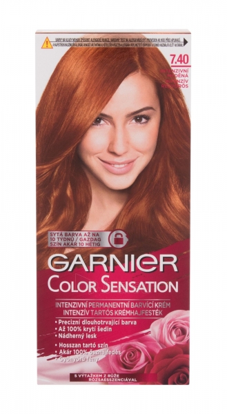 Plaukų dažai Garnier Color Sensation 7,40 Intense Amber Hair Color 40ml paveikslėlis 1 iš 2