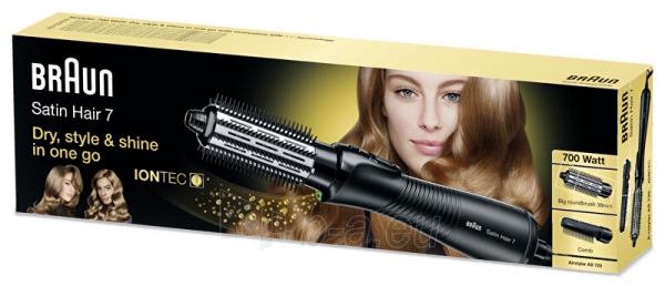 Plaukų karšto oro šepetys Braun Hot air curling brush Satin Hair 7 - AS 720Ionic paveikslėlis 5 iš 5