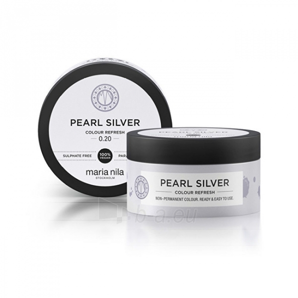 Plaukų kaukė Maria Nila Fine nourishing mask without permanent color pigments Pearl Silver ( Colour Refresh Mask) 300 ml paveikslėlis 1 iš 2