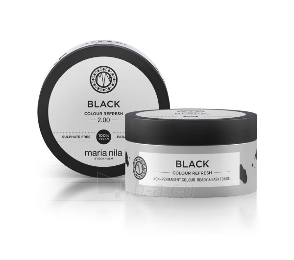 Plaukų kaukė Maria Nila Soft nourishing mask without permanent color pigments Black ( Colour Refresh Mask) 100 ml paveikslėlis 1 iš 2