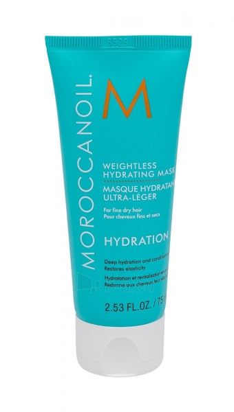 Plaukų kaukė Moroccanoil Hydration Weightless Hair Mask 75ml for Fine Hair paveikslėlis 1 iš 1