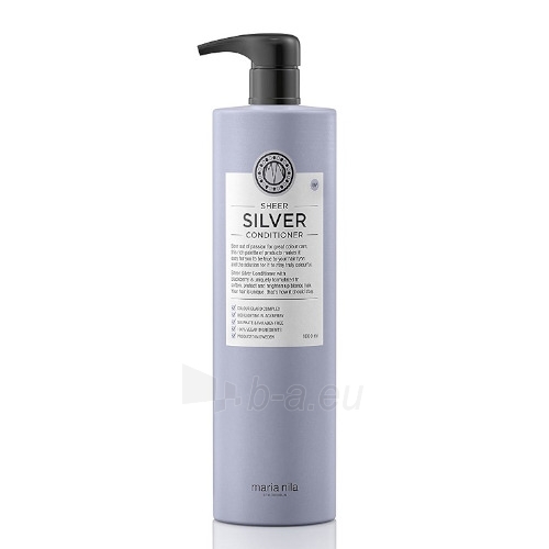 Plaukų kondicionierius Maria Nila Hydrating Conditioner Neutralizing Yellow Hair Tones Sheer Silver (Conditioner) 100 ml paveikslėlis 2 iš 2