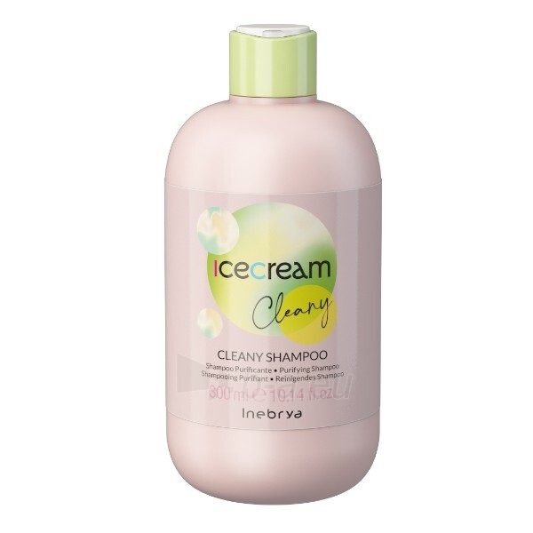 Plaukų šampūnas Inebrya Ice Cream (Cleany Shampoo) 300 ml paveikslėlis 1 iš 1