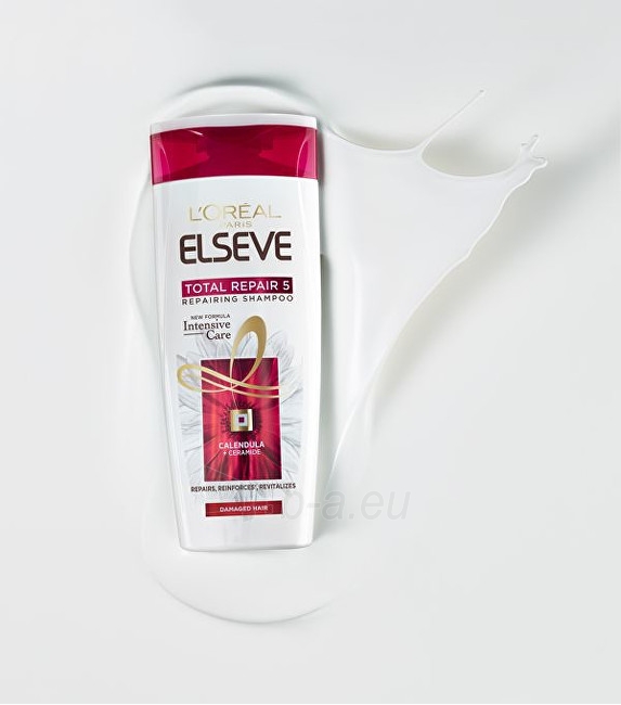 Plaukų šampūnas Loreal Paris Treating shampoo for damaged hair ELSEV (Full Repair 5) 400 ml paveikslėlis 2 iš 4